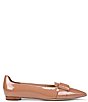 Color:Hazelnut Patent - Image 2 - 27 EDIT Miller Patent Leather Pointed Toe Career Flats