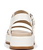 Color:White - Image 3 - 27 EDIT Zizi Leather Strappy Platform Casual Sandals