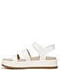 Color:White - Image 5 - 27 EDIT Zizi Leather Strappy Platform Casual Sandals