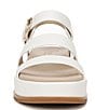 Color:White - Image 6 - 27 EDIT Zizi Leather Strappy Platform Casual Sandals