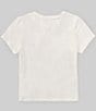 Color:White - Image 3 - Big Girls 7-16 Short Sleeve Flip Sequin Graphic T-Shirt