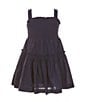 Color:Indigo - Image 1 - Little Girls 2T-6X Sleeveless Smocked Dress
