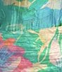 Color:Organza Bloom - Image 3 - Betty Ruffle Mock Neck Tie Waist Watercolor Floral Mini Dress