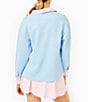 Color:White Matisse Stripe - Image 2 - Easy Rugby Stripe Pullover
