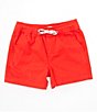 Color:Red - Image 1 - Little Boys 2T-6 Pull-On Twill Shorts