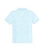 Color:Light Blue - Image 2 - Little Boys 2T-6 Short Sleeve Bunny Schifili Polo Shirt
