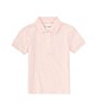 Color:Pink - Image 1 - Little Boys 2T-6 Short Sleeve Bunny Schifili Polo Shirt