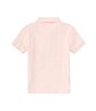 Color:Pink - Image 2 - Little Boys 2T-6 Short Sleeve Bunny Schifili Polo Shirt