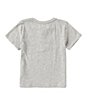 Color:Grey Heather - Image 2 - Little Boys 2T-6 Short Sleeve Solid Henley T-Shirt
