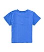 Color:Royal - Image 2 - Little Boys 2T-6 Short Sleeve Solid Henley T-Shirt
