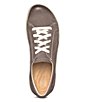 Color:Warm Grey - Image 5 - Dana Lace-Up Leather Braided Detail Oxfords