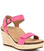 Color:Azalea - Image 1 - Sydney Espadrille Platform Wedge Sandals