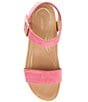Color:Azalea - Image 5 - Sydney Espadrille Platform Wedge Sandals