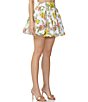 Color:Sunny Floral - Image 3 - Freya Bubble Hem Floral Print Mini Skirt