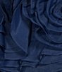 Color:Navy - Image 3 - Strapless Organza Strapless Rosette Ruffle Ball Gown