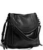 Color:Black With Black - Image 4 - All For Love Black Convertible Crossbody Shoulder Bag