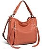 Color:Apricot - Image 4 - Artisan Bucket Crossbody Bag