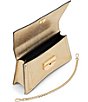 Color:Gold - Image 3 - Attleyyx Top Handle Metallic Satchel Bag