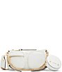 Color:White - Image 1 - Iconistrope Gold Hardware Crossbody Bag