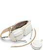 Color:White - Image 3 - Iconistrope Gold Hardware Crossbody Bag