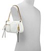 Color:White - Image 4 - Iconistrope Gold Hardware Crossbody Bag