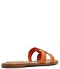 Color:Orange - Image 3 - Nydaokin Leather Metal Hardware Slide Sandals
