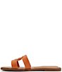 Color:Orange - Image 4 - Nydaokin Leather Metal Hardware Slide Sandals