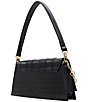 Color:Black - Image 2 - Ryannaax Gold Chain Shoulder Bag