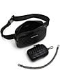 Color:Black - Image 3 - Zinka Solid Black Convertible Crossbody Belt Bag