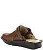 Color:Bourbon - Image 3 - Bryn Leather Swivel Strap Convertible Clogs