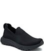 Color:Black - Image 1 - Waze Knit Ultra-Lightweight Slip-On Sneakers