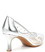 Color:Silver/Clear - Image 2 - Amelie Clear Rhinestone Pumps