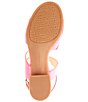 Color:Honeysuckle - Image 6 - Clarise Leather Banded Sandals