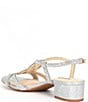 Color:Silver - Image 3 - Cymone Rhinestone Dress Sandals