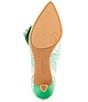 Color:Tropical Leaf - Image 6 - Iris Side Bow Printed Pumps