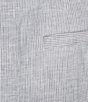 Color:Blue/White - Image 4 - Mae Pin-Stripe Linen Cropped Pant
