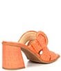 Color:Orange Citrus - Image 2 - Quimby Raffia Slide Sandals