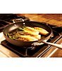 Color:Black - Image 2 - HA1 Hard-Anodized Nonstick Fry Pan with Lid