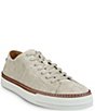 Color:Light Grey - Image 1 - Men's Paxton Printed Suede Sneakers