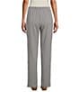 Color:Pearl Grey - Image 2 - City Stretch Elastic Waist Straight Leg Pocketed Pull-On Pants