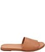 Color:Cuero - Image 2 - Fran Leather Slide Sandals