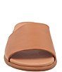 Color:Cuero - Image 5 - Fran Leather Slide Sandals