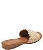 Color:Beige - Image 3 - Nahala Woven Raffia Slide Sandals