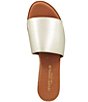 Color:Platino - Image 6 - Nessie Leather Espadrille Wedge Sandals