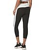 Color:Black Combo - Image 2 - Color Blocked High Waisted Pull-On Leggings