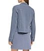 Color:Ink - Image 2 - Washed Twill Long Sleeve Coordinating Light Weight Jacket