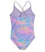 Color:Multi - Image 2 - Big Girls 7-16 Tie-Dye Monokini One-Piece Swimsuit