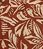 Color:Cedar - Image 4 - Smock Waist Tropical Border Print Shorts
