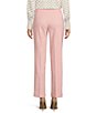 Color:Cherry Blossom - Image 2 - Anne Stretch Side Pocket Coordinating Straight Leg Ankle Length Pant