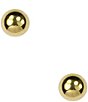 Color:Gold - Image 1 - Ball Stud Earrings